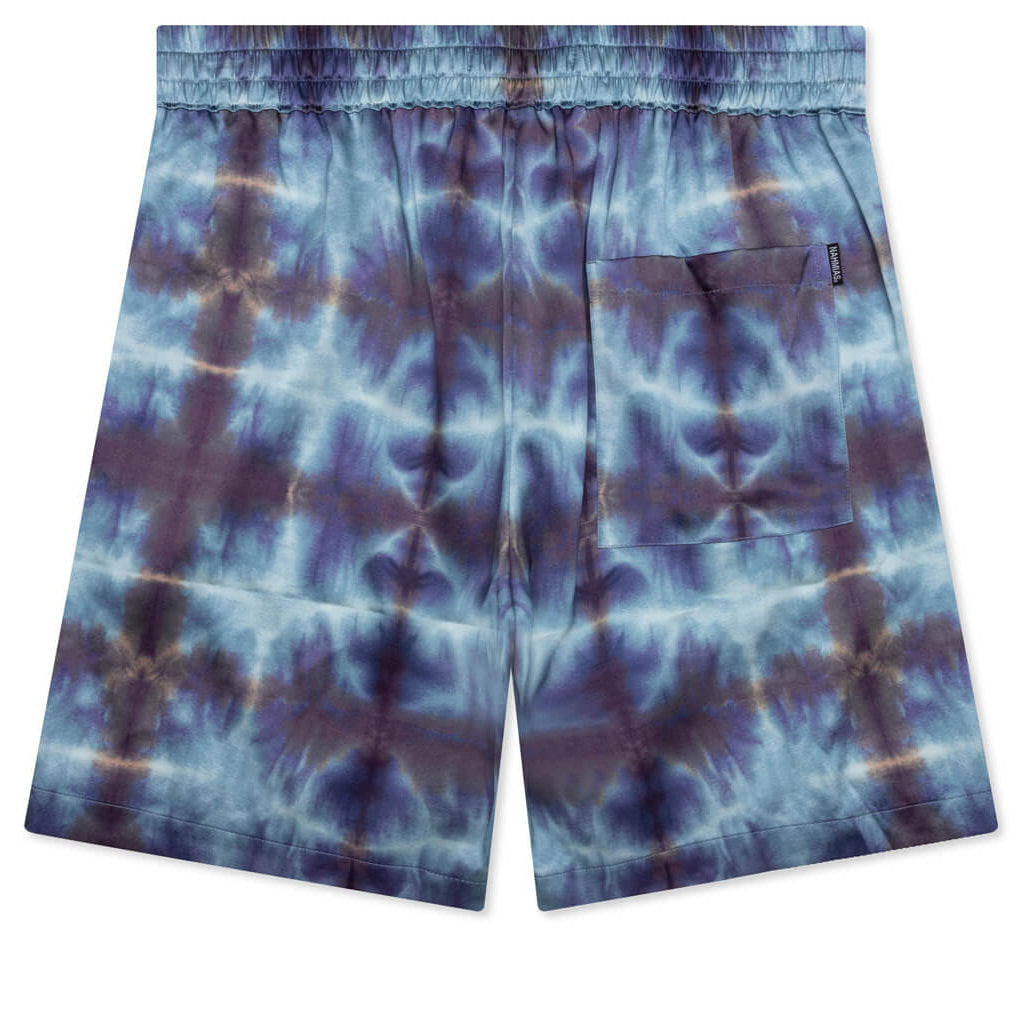 Tye Dye Silk Shorts - Tye Dye
