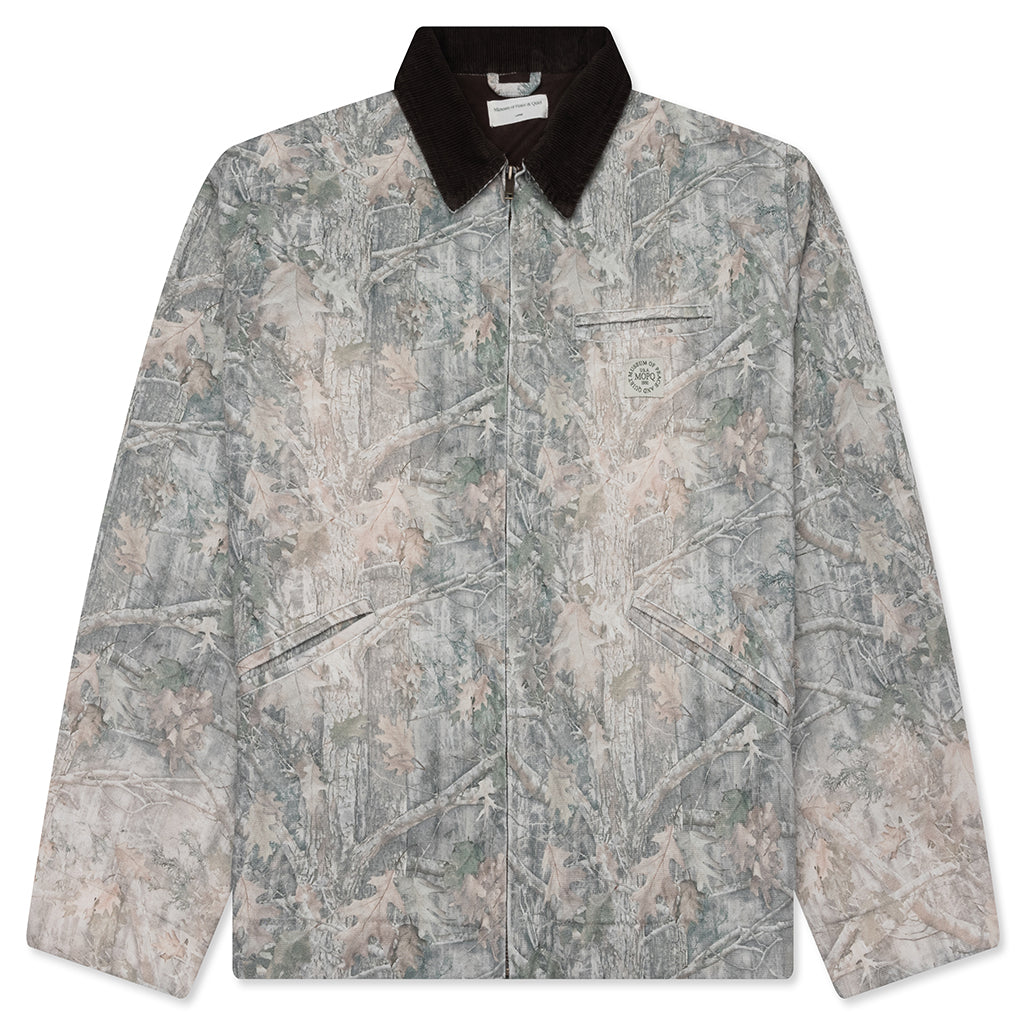 Utility Canvas Work Jacket - Camouflage