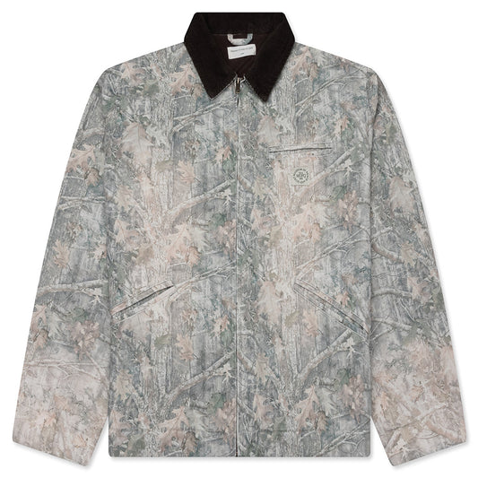 Utility Canvas Work Jacket - Camouflage
