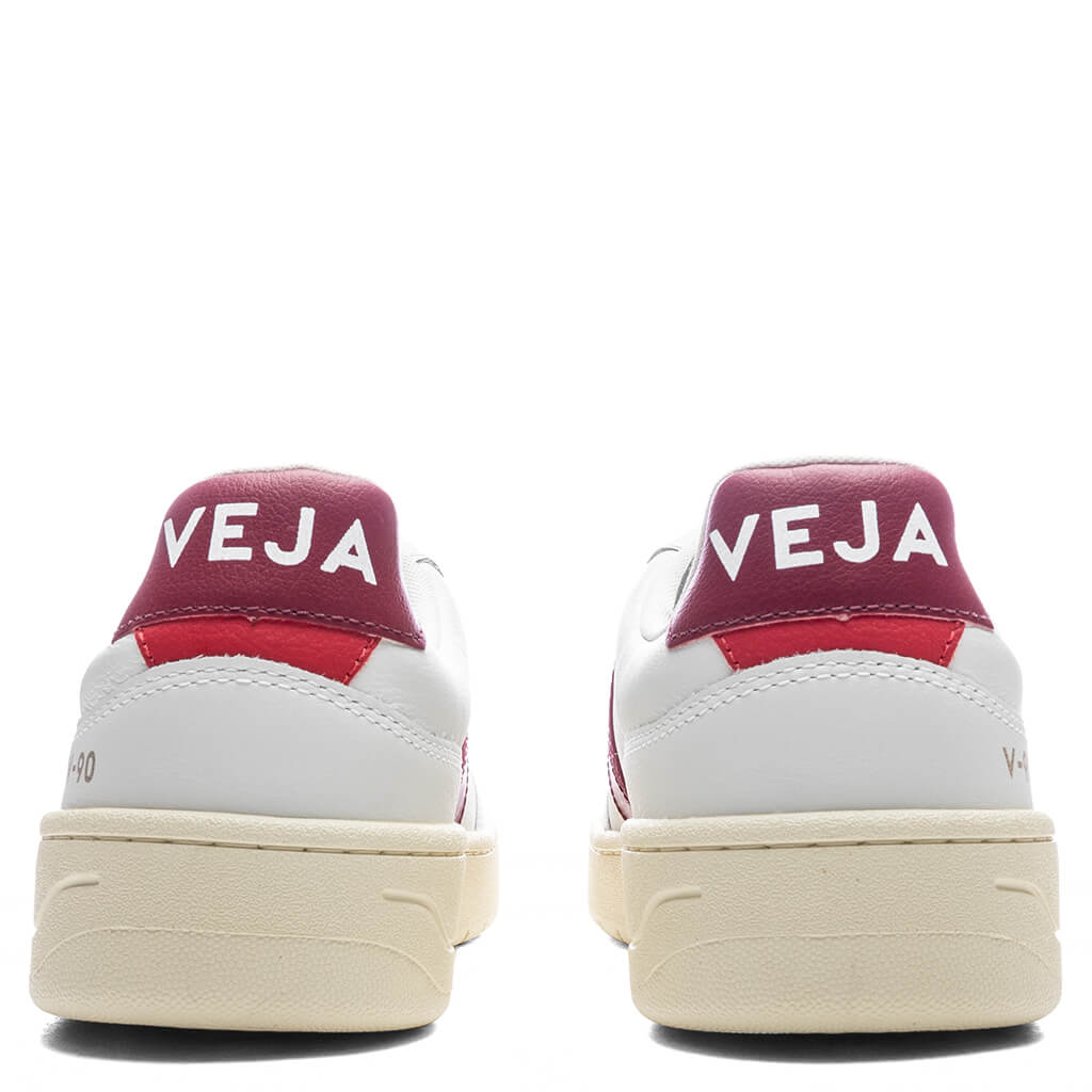 V-90 O.T. Leather - Extra White/Marsala