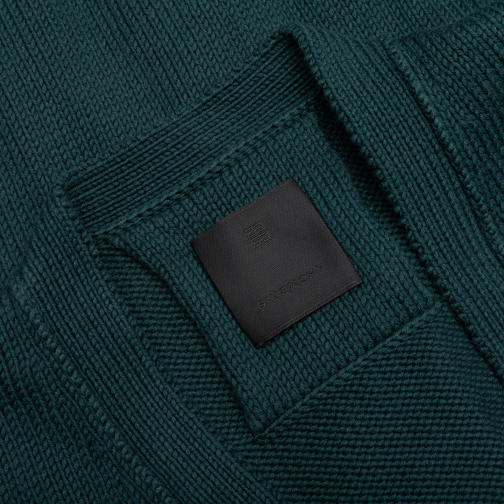 Cotton College Cardigan - Fir Green