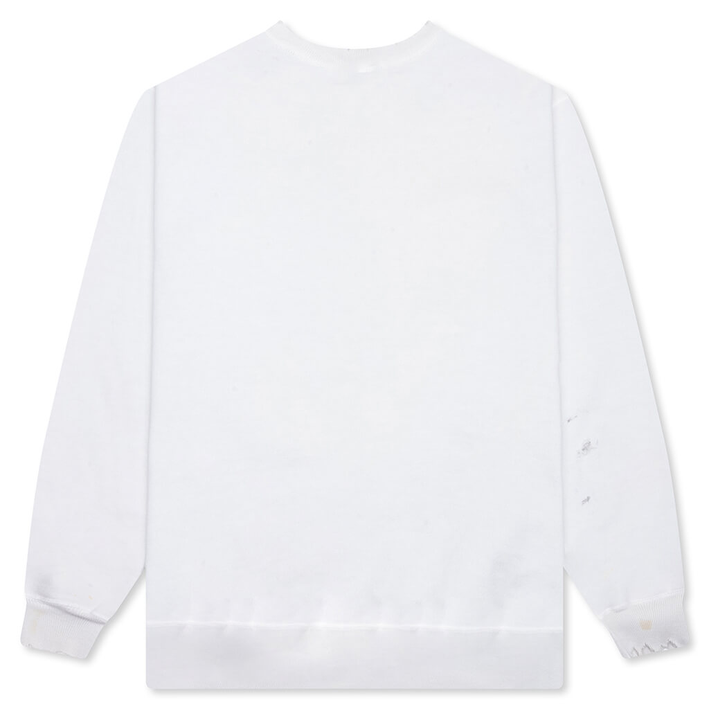 Vague Abuse Crewneck  - White