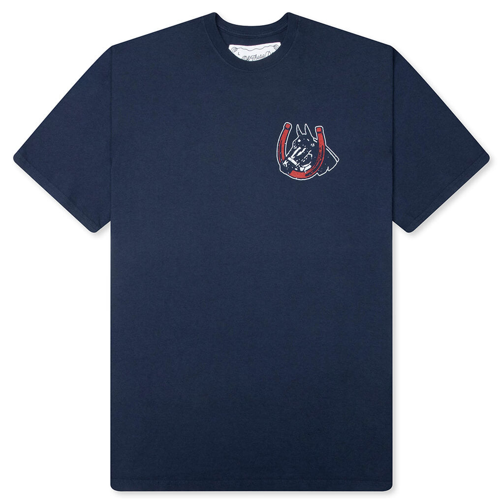 Valley Riders T-Shirt - Sun Faded Washed Navy