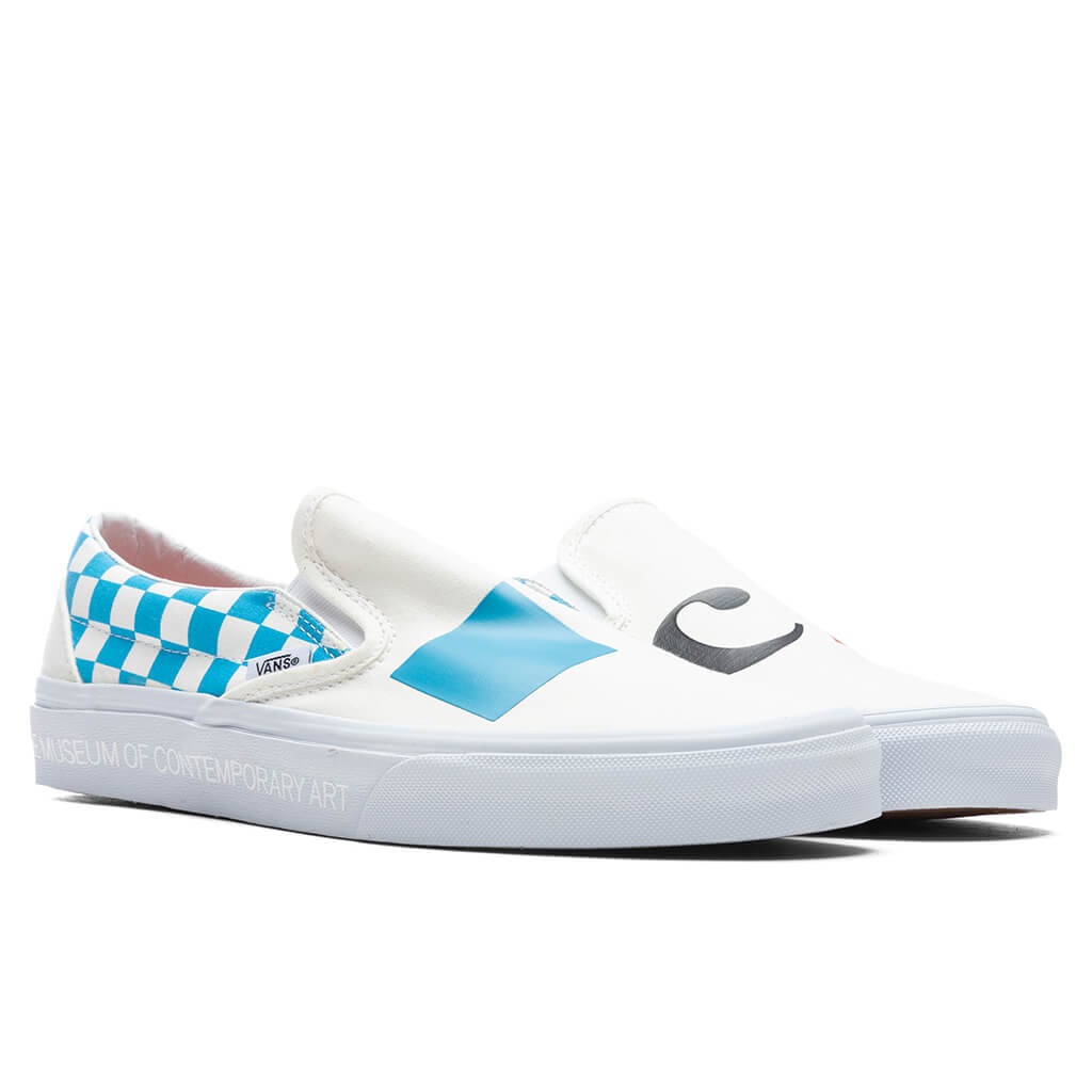 Vans x Moca Classic Slip-On - Logo/Cyan