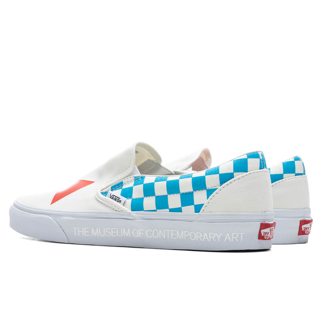 Vans x Moca Classic Slip-On - Logo/Cyan