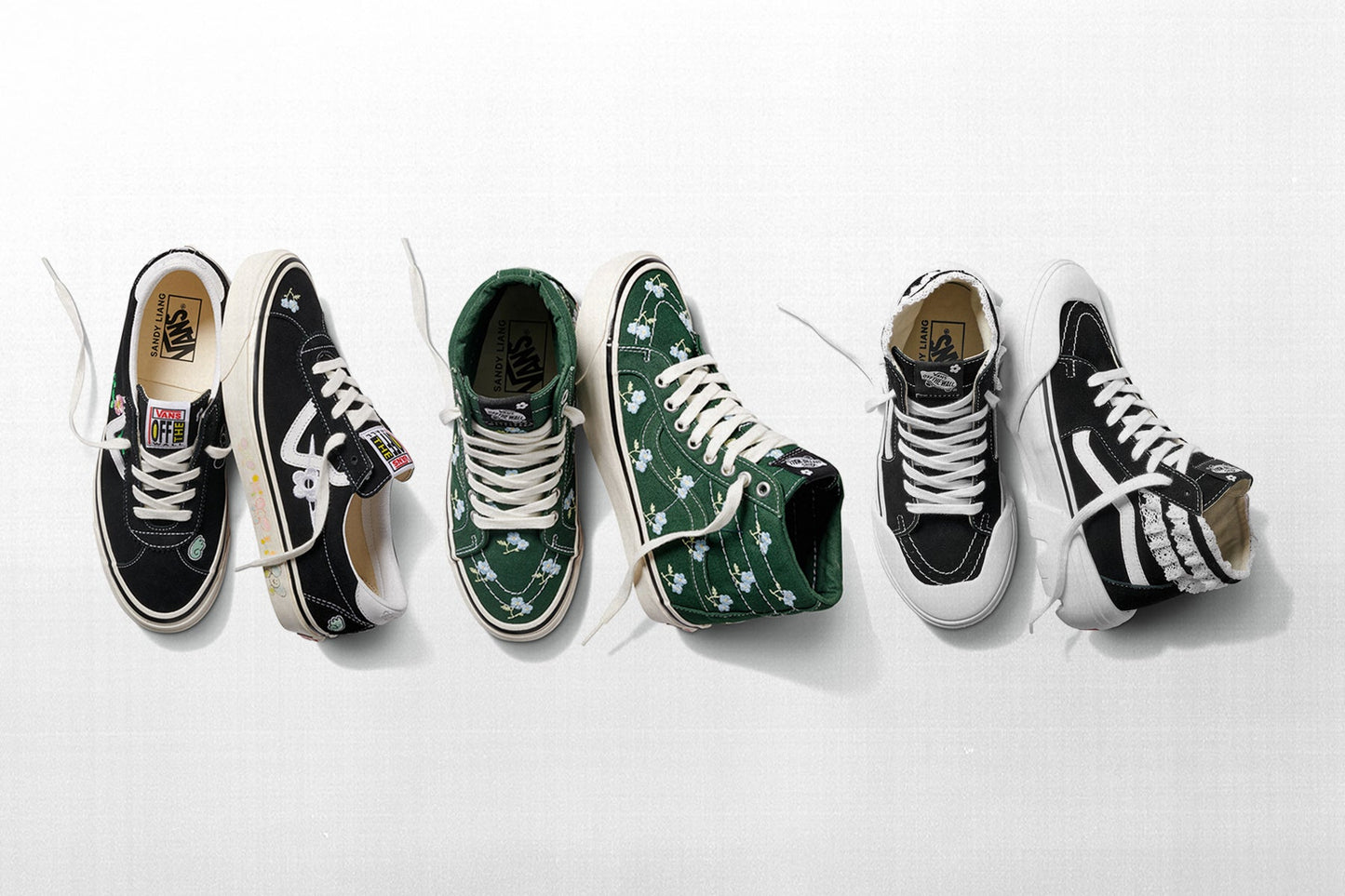 Vans x Sandy Liang Sk8-Hi Tapered - Black/White