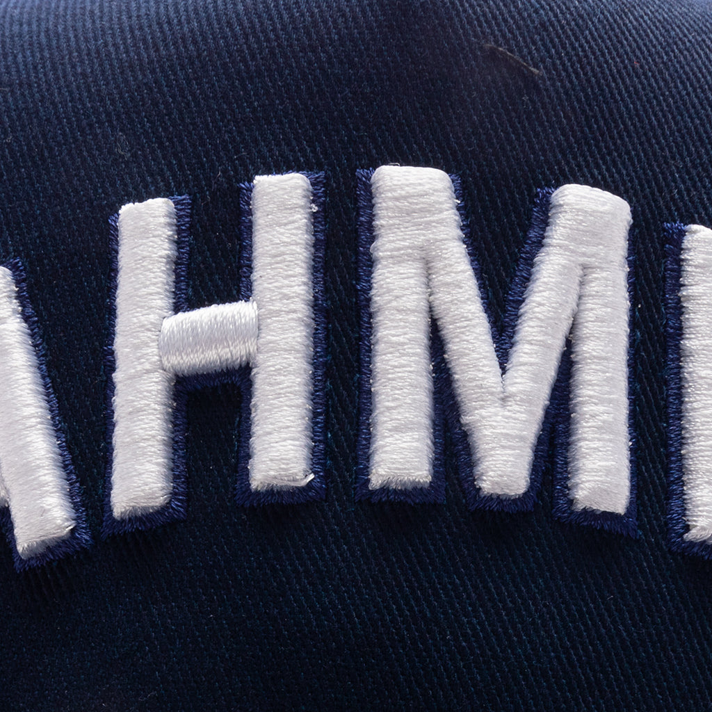 Varsity 'Nahmias' Trucker Hat - Azul Canvas