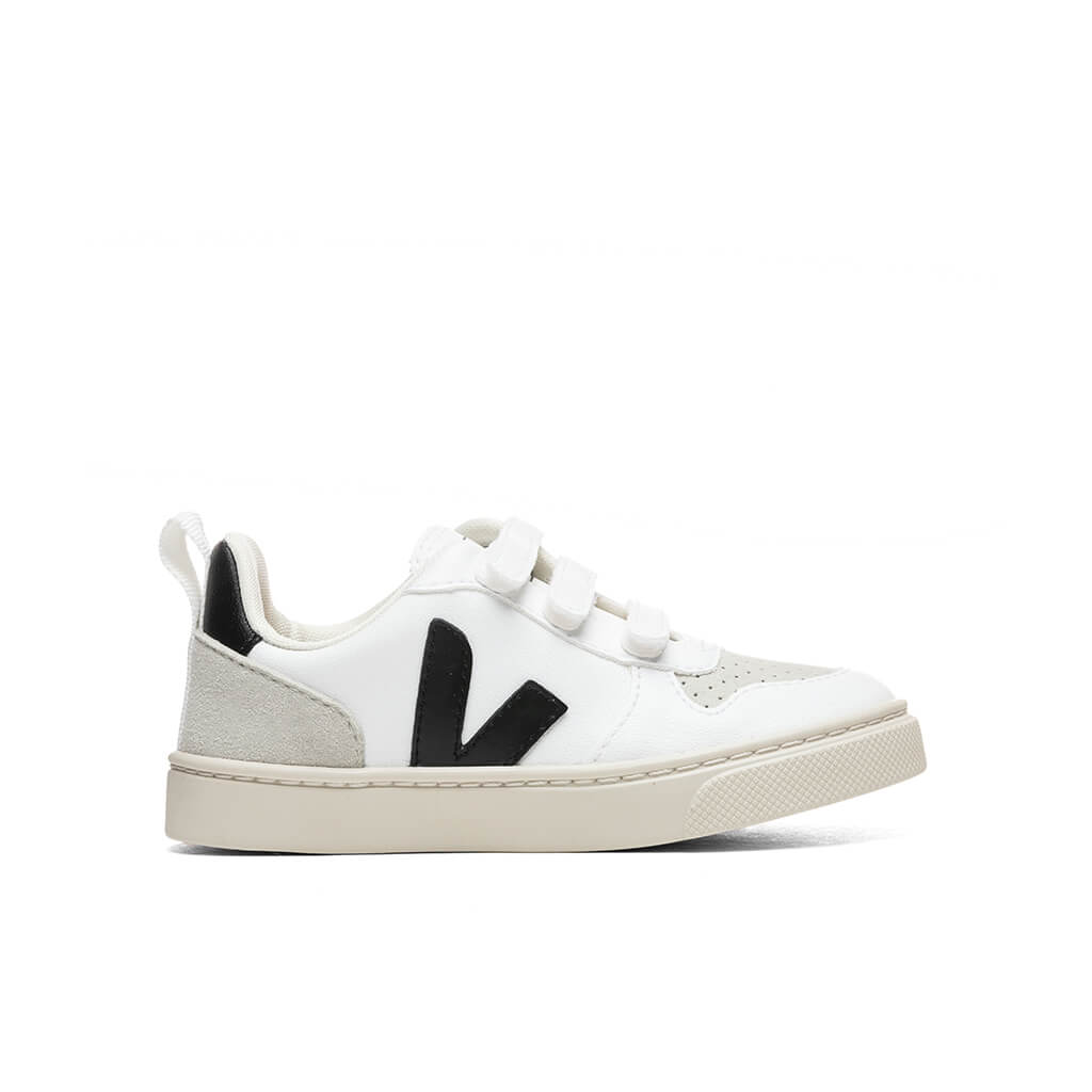 Kid Toddler V-10 Velcro - White/Black