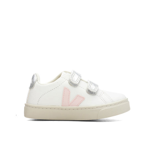 Kid's V-10 Esplar Velcro - Extra White/Petale/Silver
