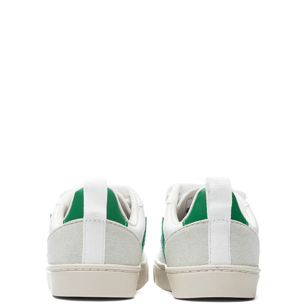 Kid's V-10 Velcro CWL - White/Emeraude