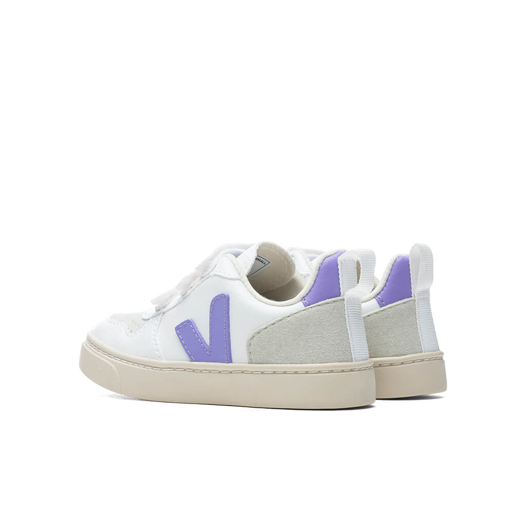 Kid's V-10 Velcro CWL - White/Lavande