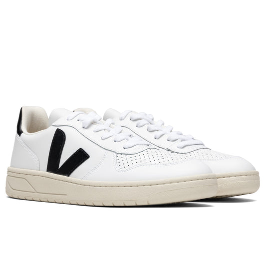 V-10 Leather - Extra White/Black
