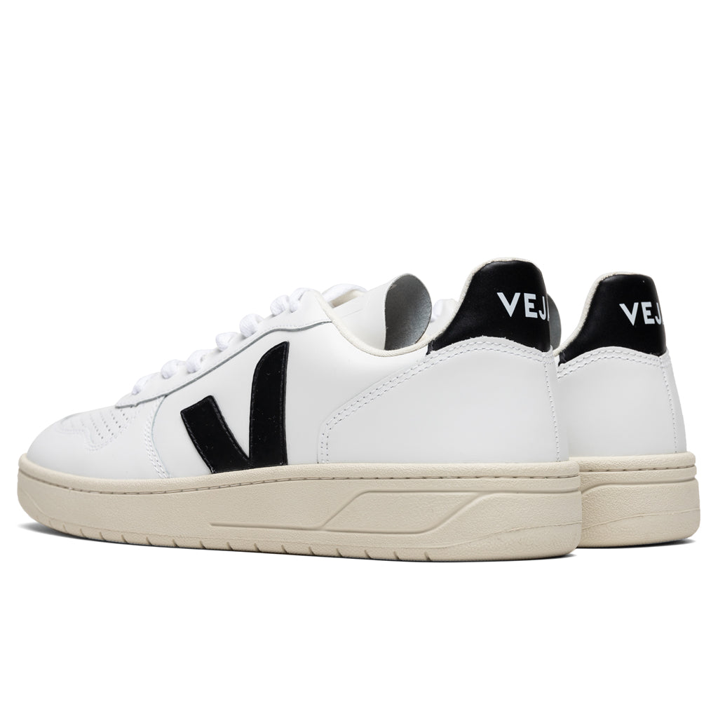 V-10 Leather - Extra White/Black