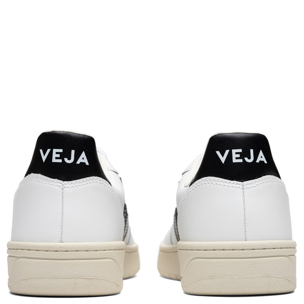 V-10 Leather - Extra White/Black