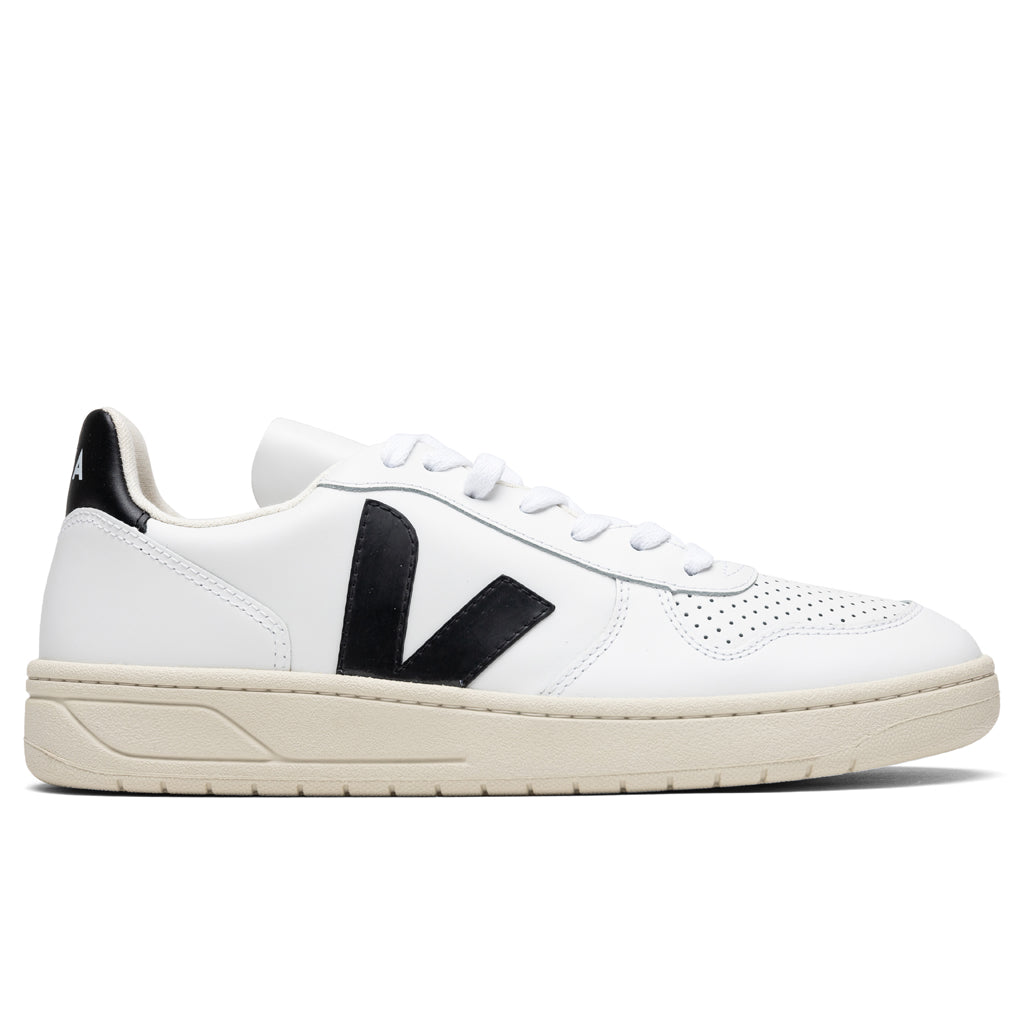 V-10 Leather - Extra White/Black