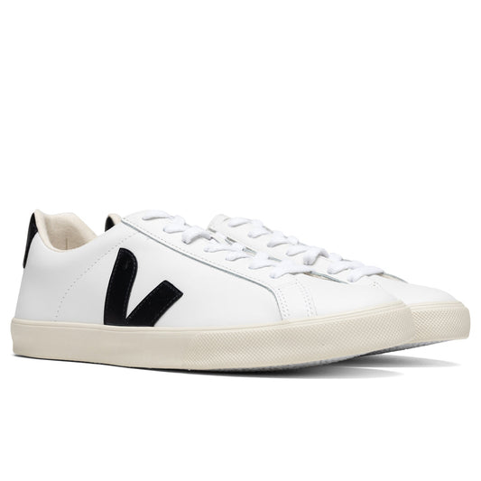 Women's Esplar Logo Leather - Extra White/Black