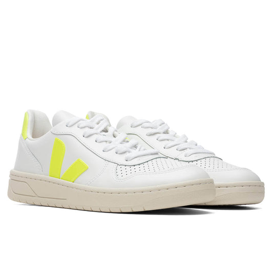 Women's V-10 - Extra White/Jaune Fluorescent