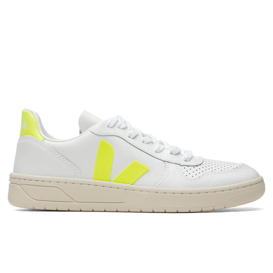 Women's V-10 - Extra White/Jaune Fluorescent