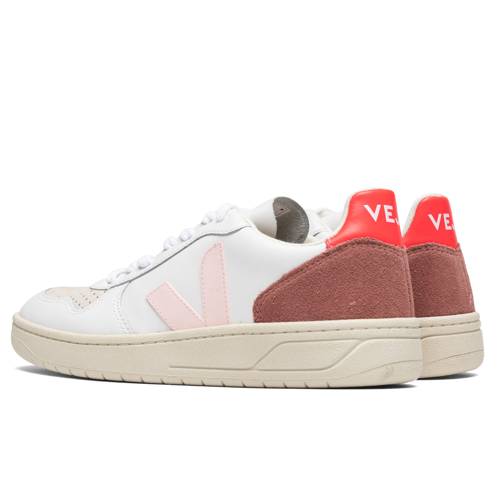 Women's V-10 Leather - Extra White/Petale Rose