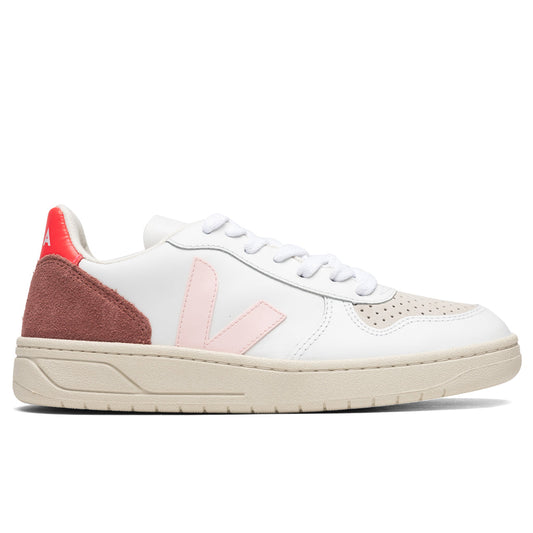 Women's V-10 Leather - Extra White/Petale Rose