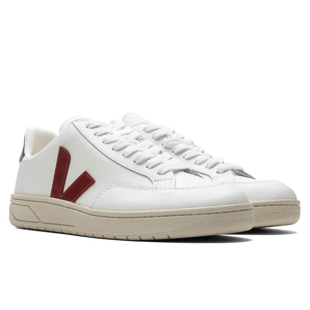Women's V-12 - Extra White/Marsala Nautico