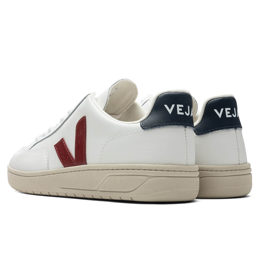 Women's V-12 - Extra White/Marsala Nautico