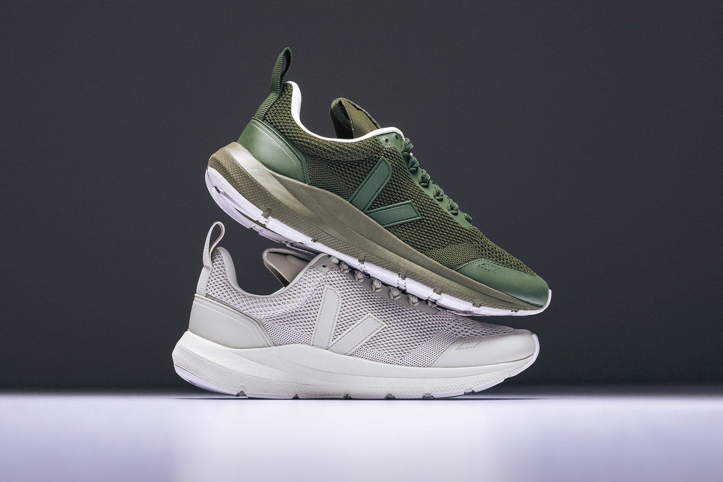 Veja x Rick Owens Performance Runner V-Knit - Pearl
