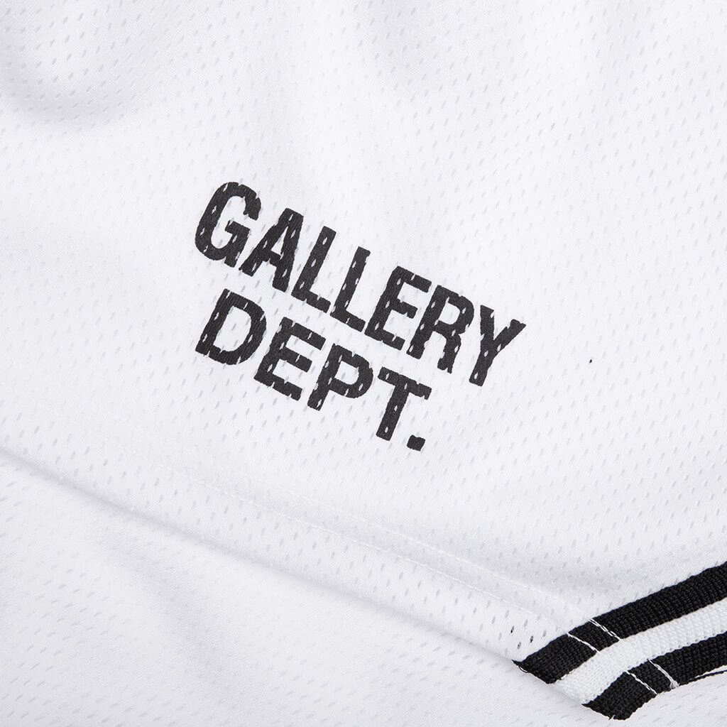 Venice Court Shorts - White/Black