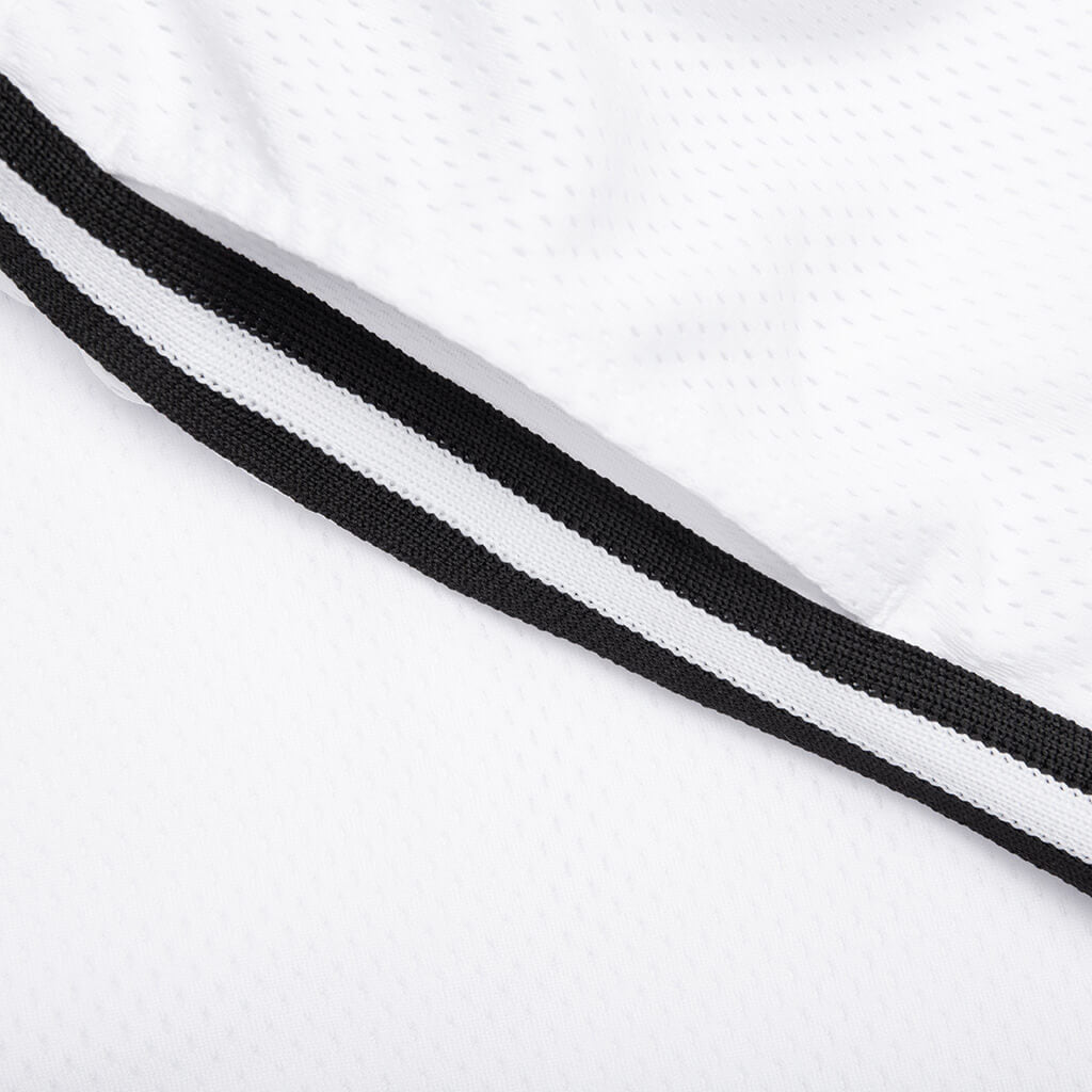 Venice Court Shorts - White/Black