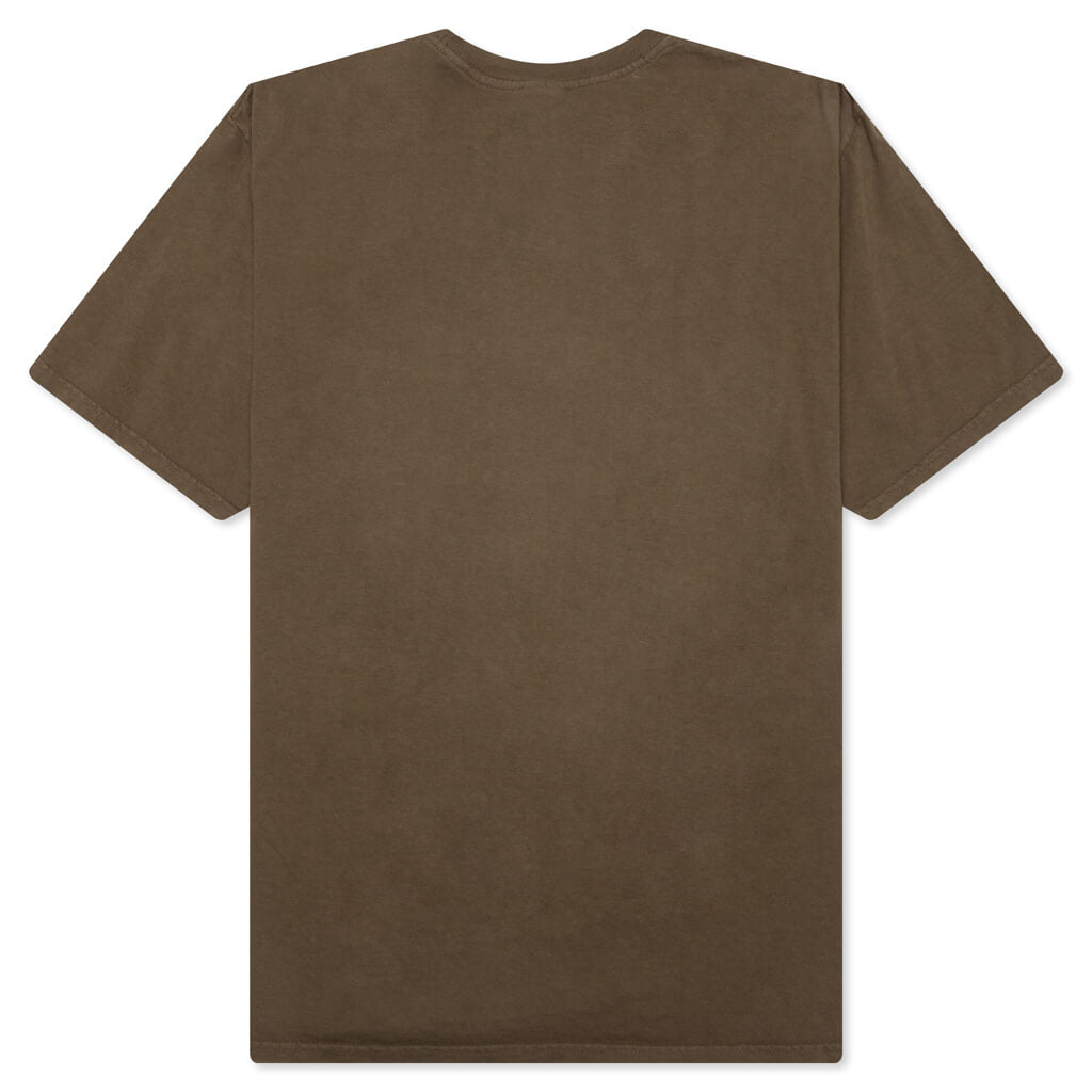 Venus Oval Pig. Dyed Tee - Brown