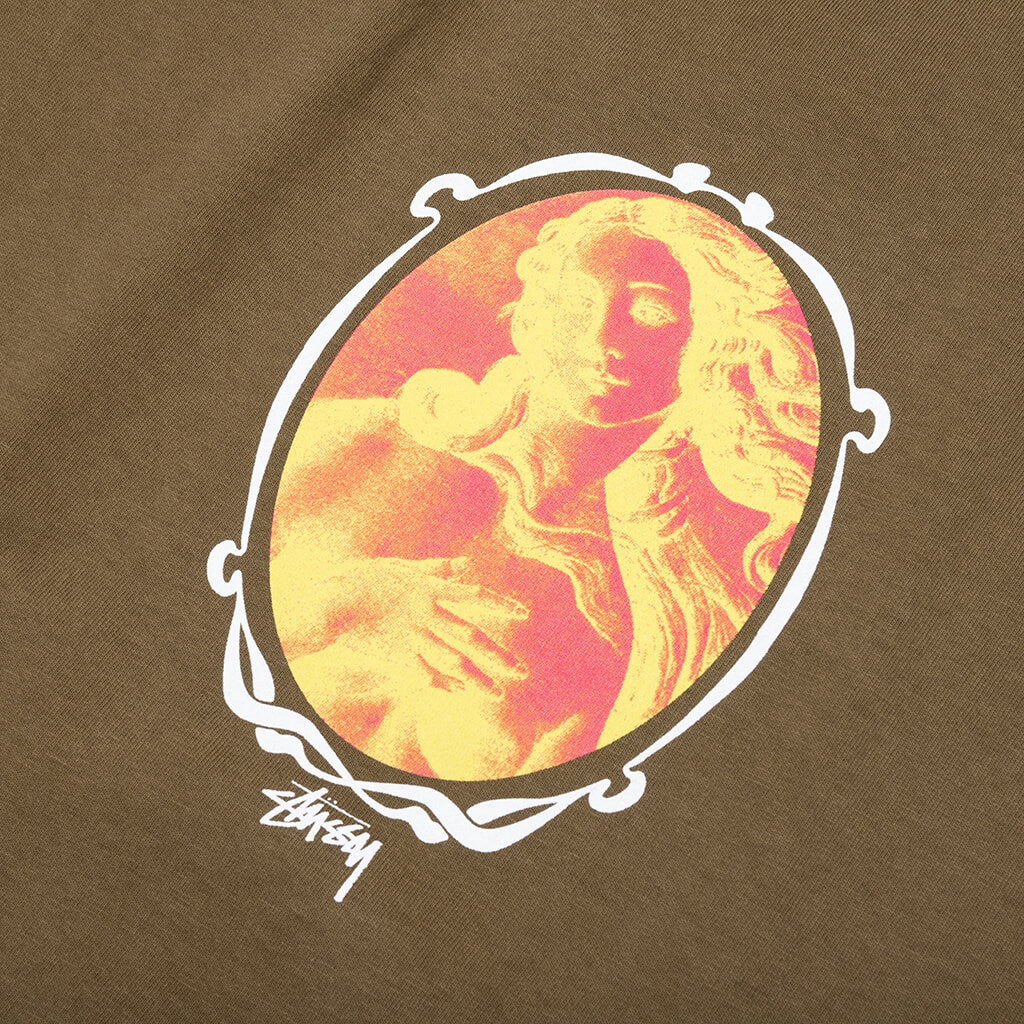 Venus Oval Pig. Dyed Tee - Brown