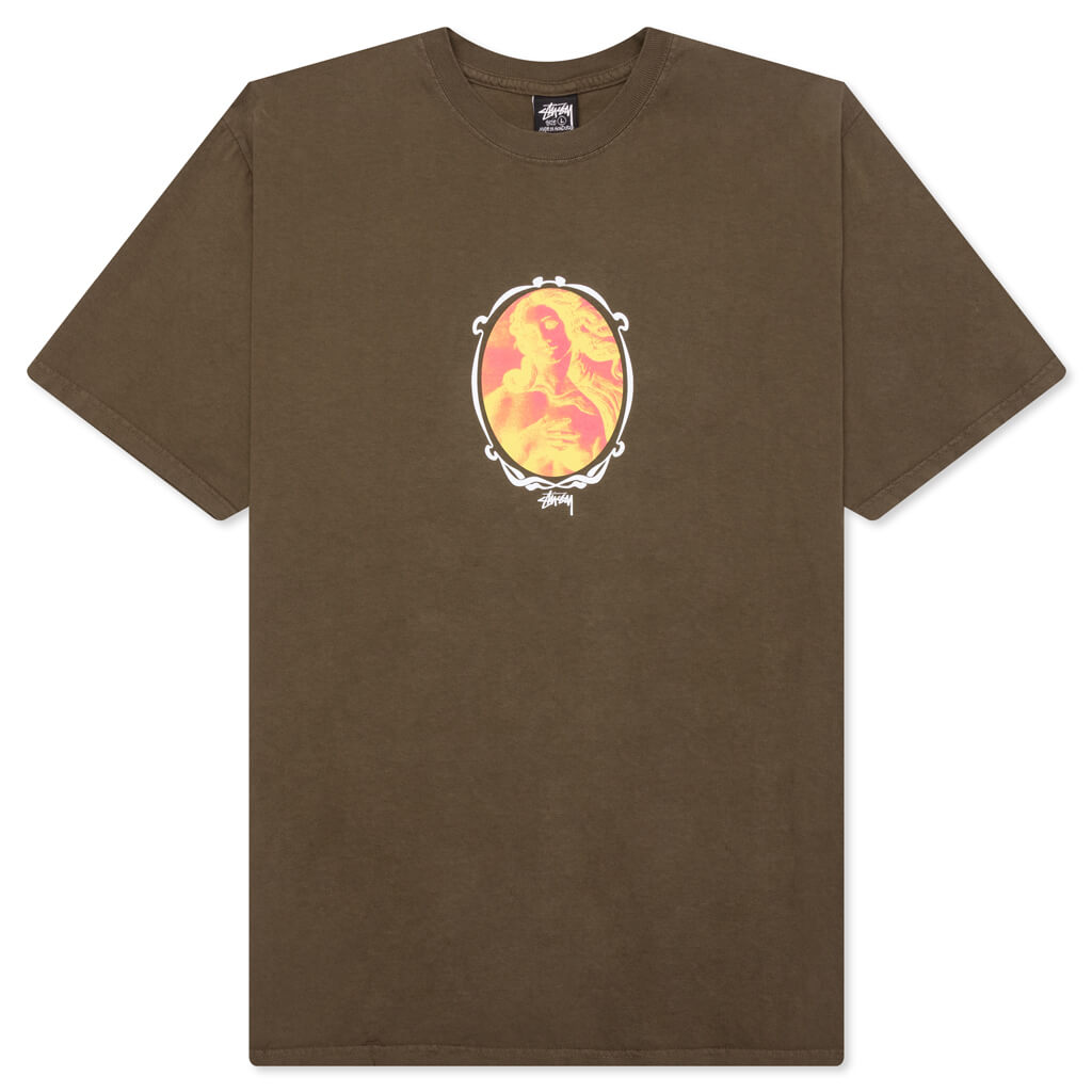 Venus Oval Pig. Dyed Tee - Brown