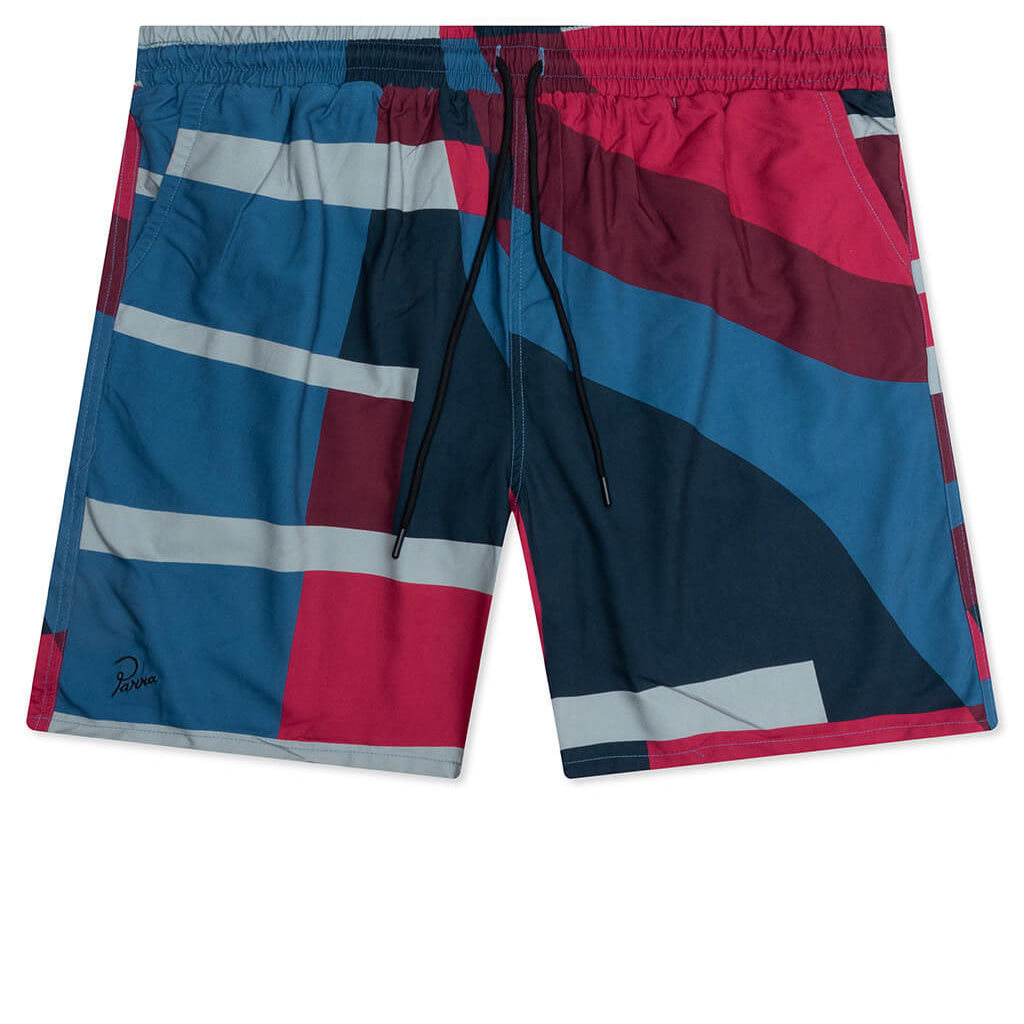 Vertical Forest Swim Shorts - Blue