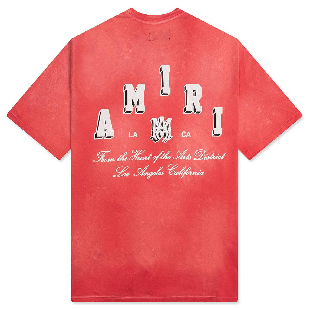 Vintage Collegiate Tee - Red