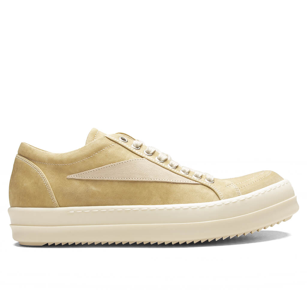 Vintage Denim Sneaks - Parchment/Milk