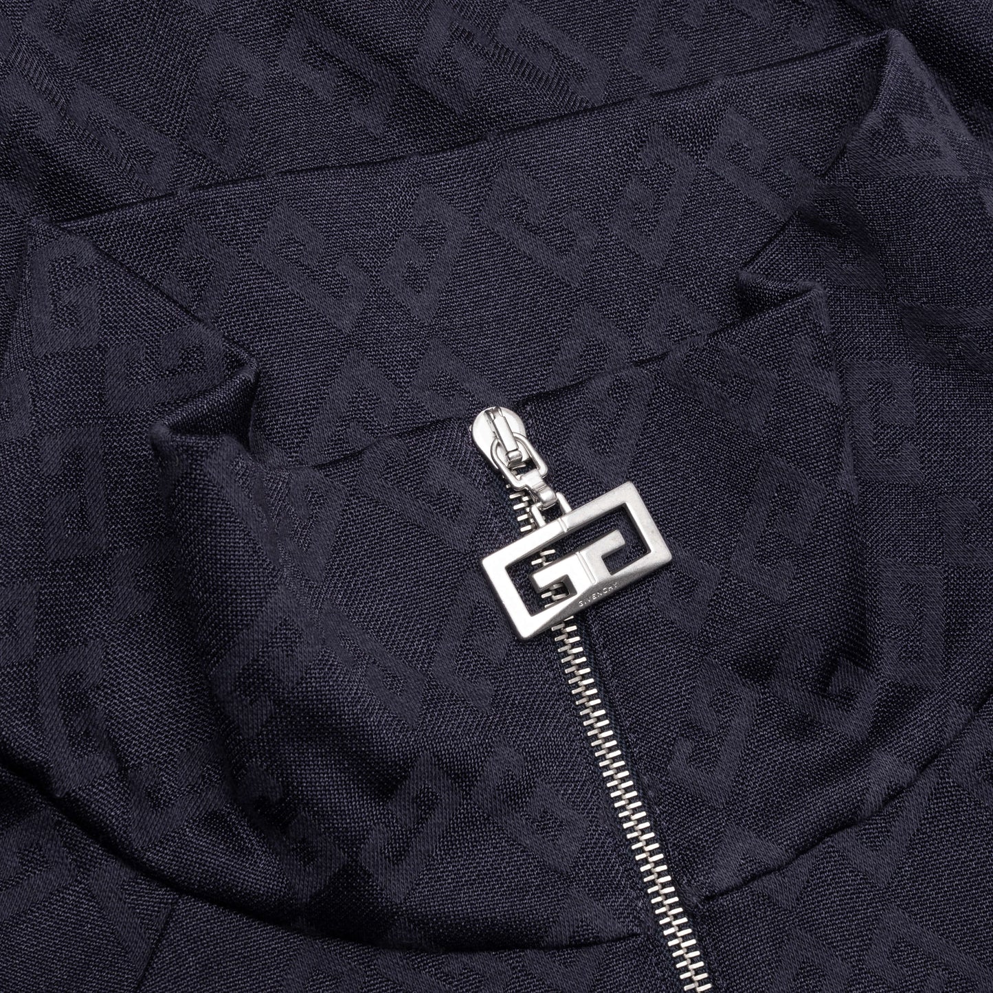 Vintage Full Zipped Tracksuit Sweatshirt - Dark Blue