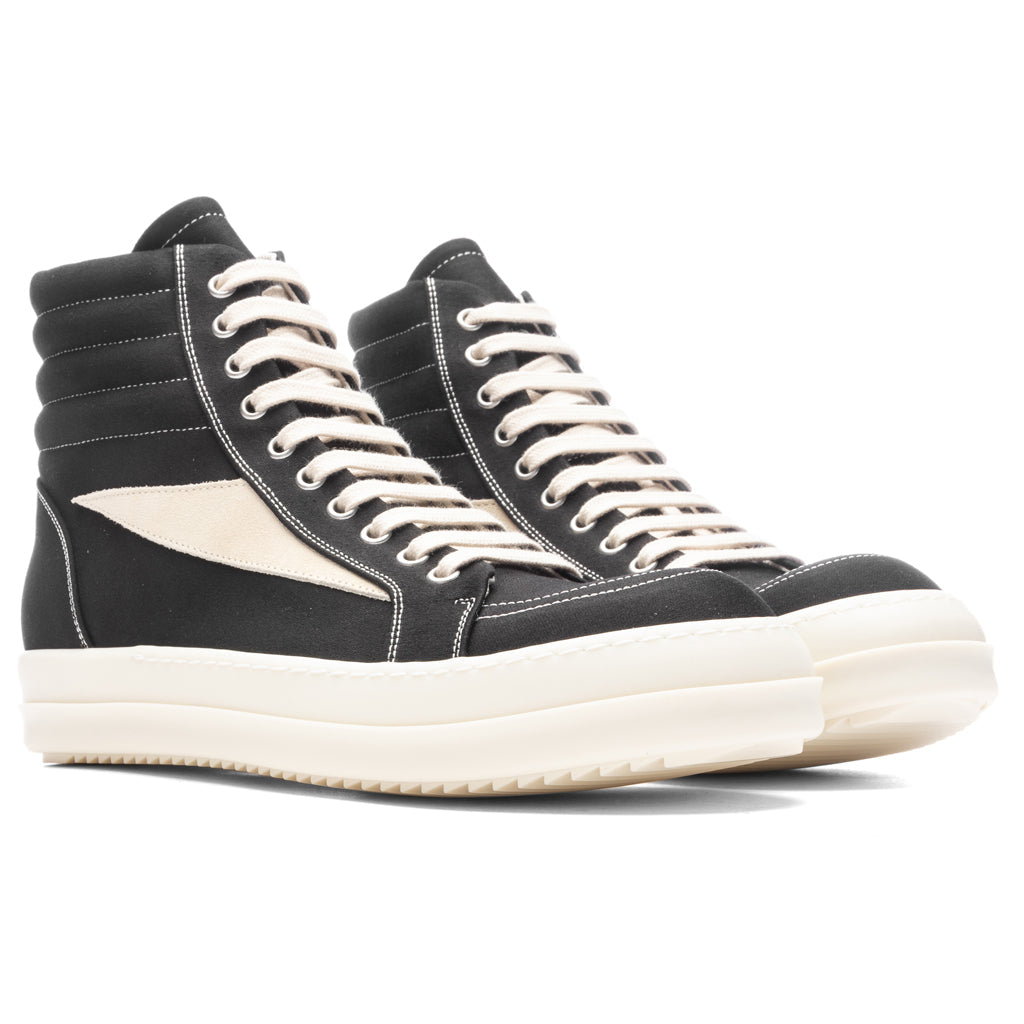 Vintage High Sneaks - Black/Milk/Milk