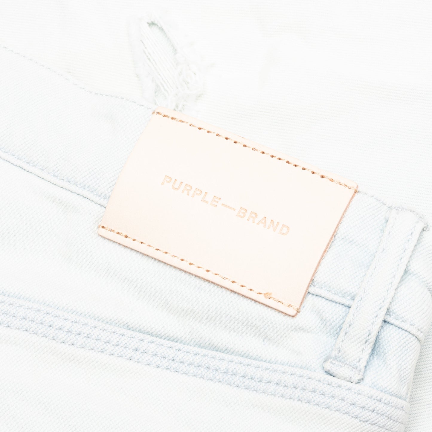 Vintage Knee Blowout - Light Indigo