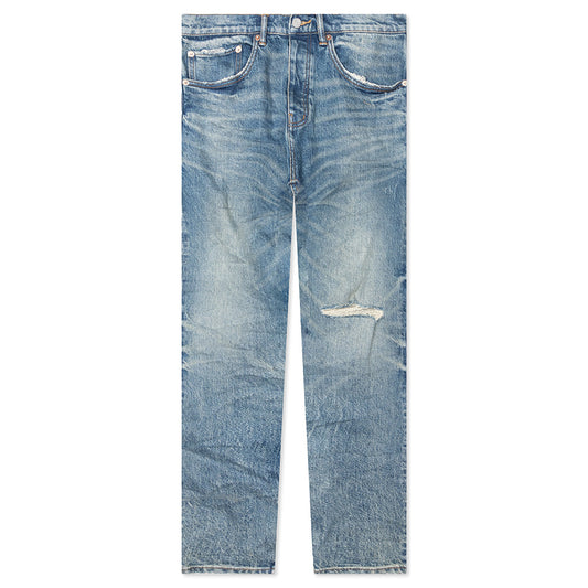 Vintage Knee Blowout - Mid Indigo 2