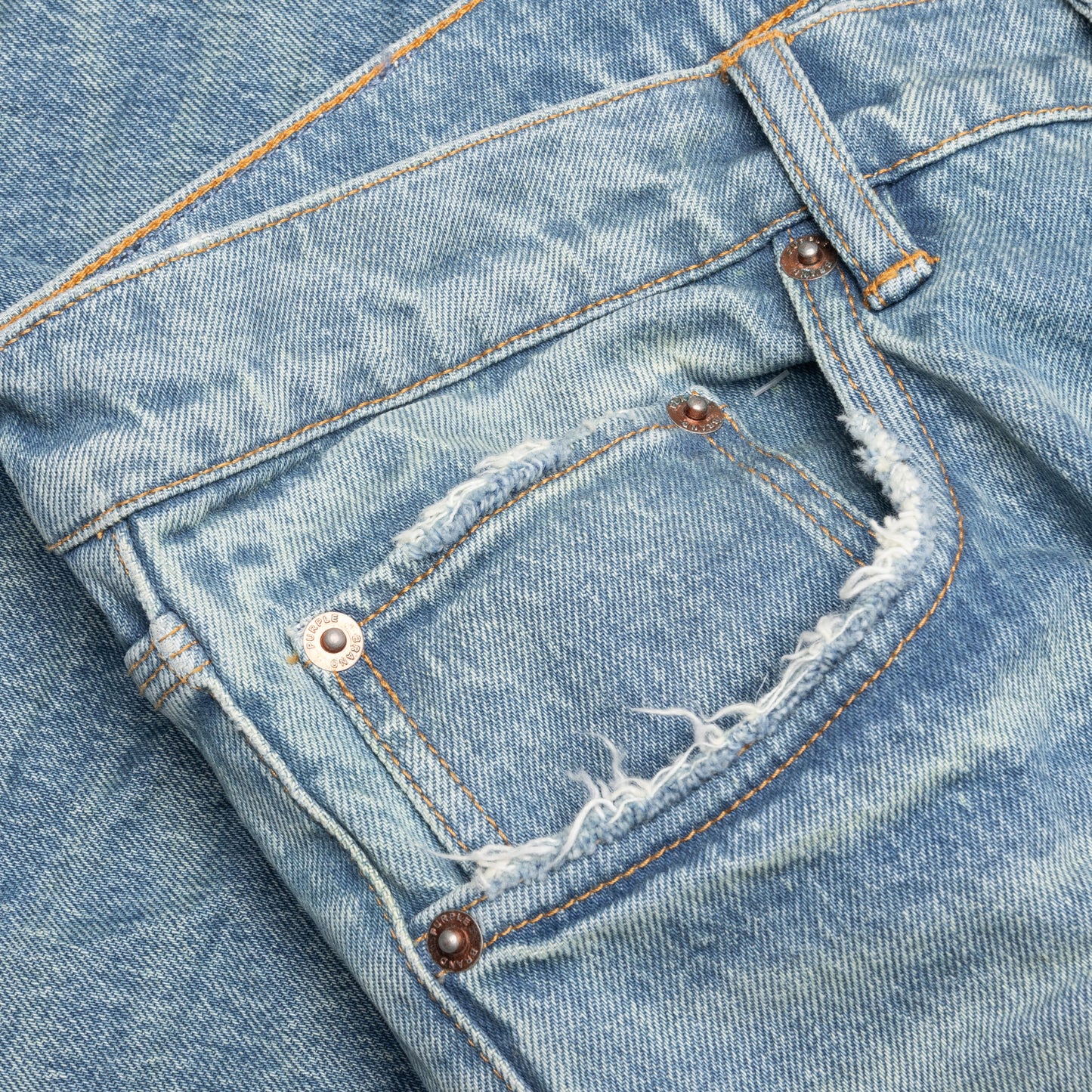 Vintage Knee Blowout - Mid Indigo