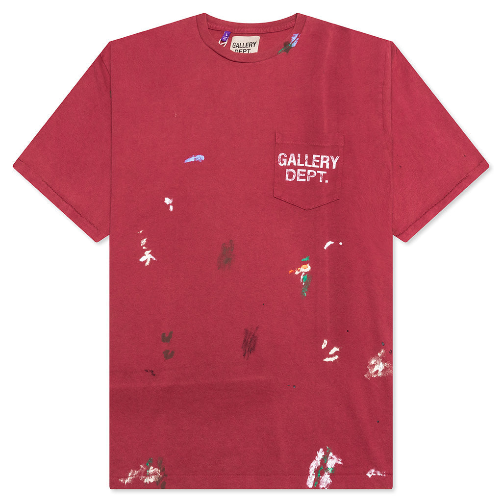 Vintage Logo Painted Tee - Brick