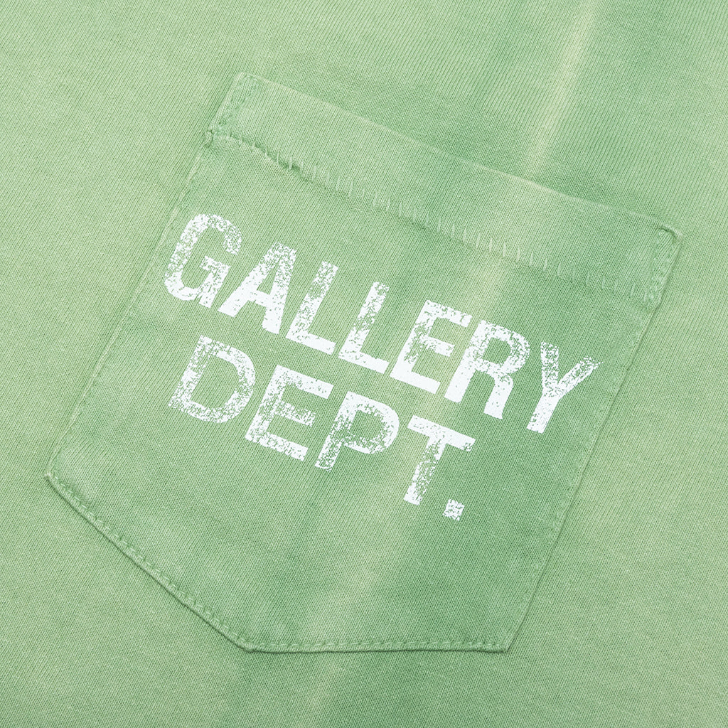 Vintage Logo Painted Tee - Light Green