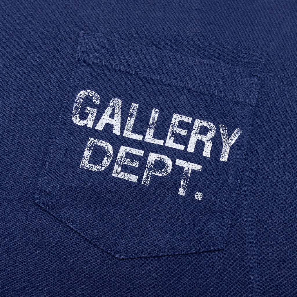 Vintage Logo Painted Tee - Navy