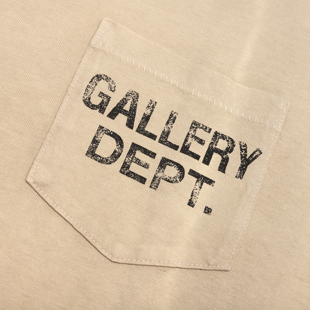 Vintage Logo Painted Tee - Taupe