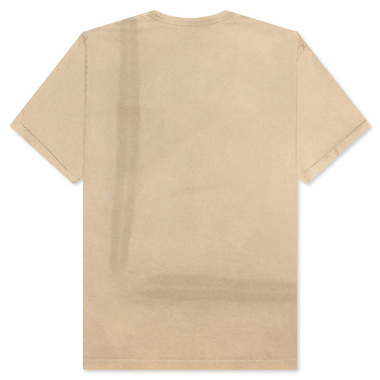 Vintage Logo Painted Tee - Taupe