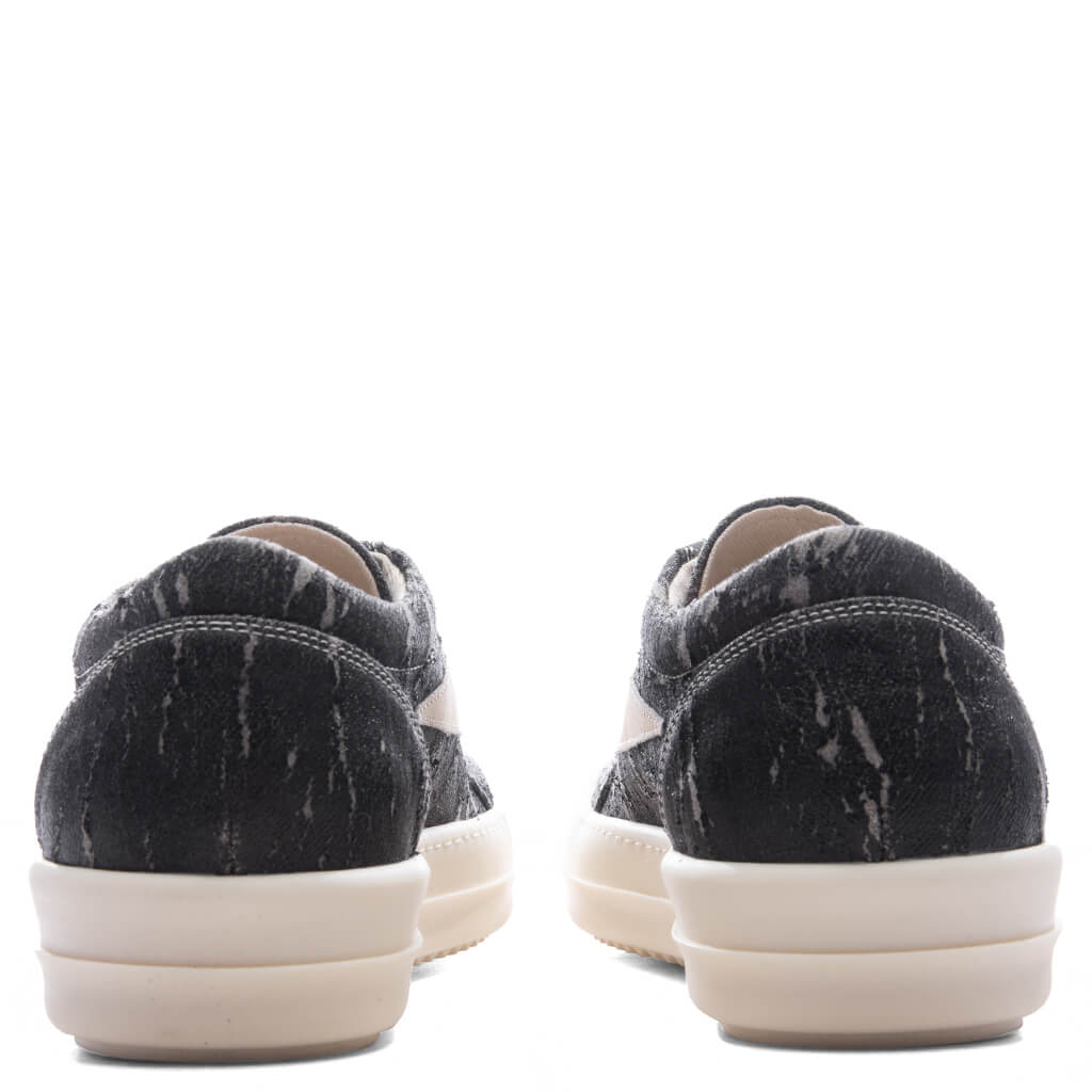 Vintage Sneaks - Black Washed Foil/Milk