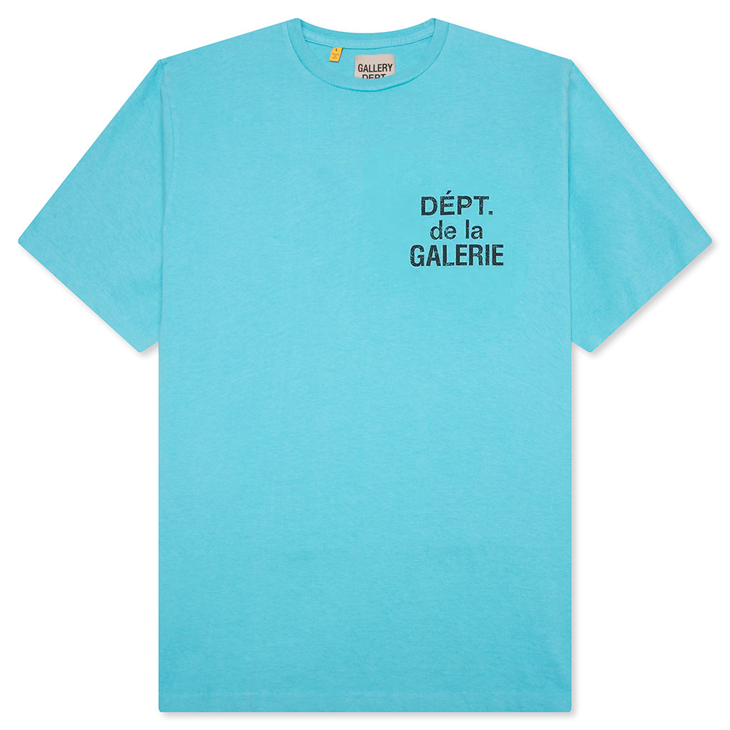French S/S Tee - Light Teal