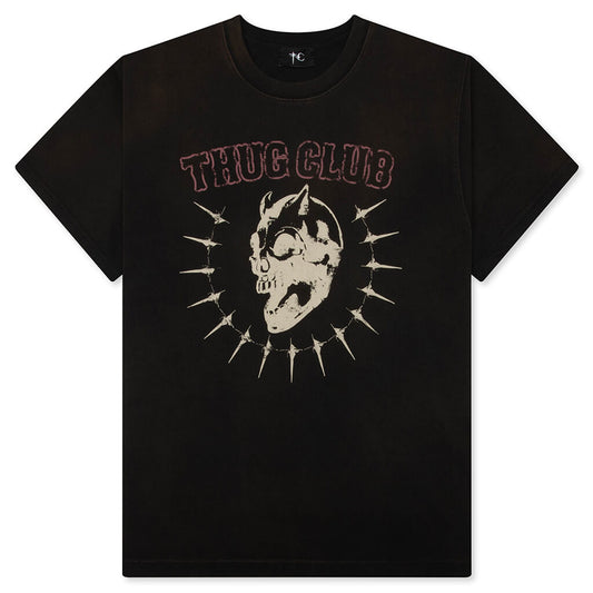 Vintage Riding Skull T-Shirt - Black