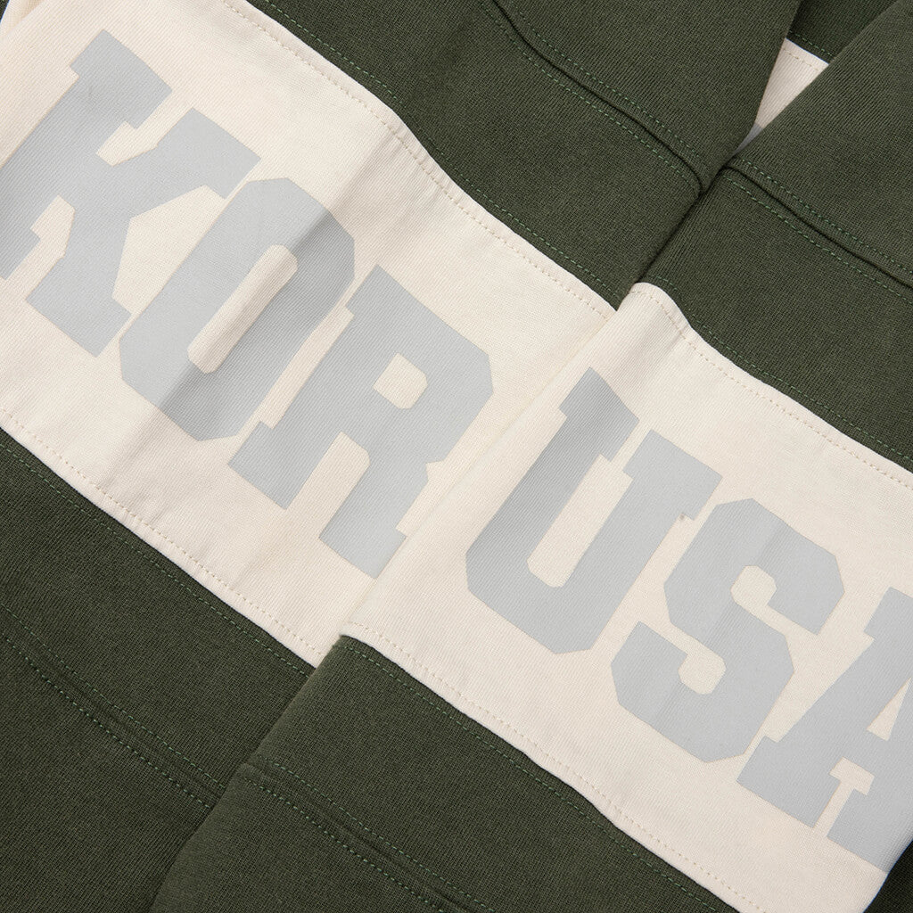 Vintage Washed L/S Rugby - Green