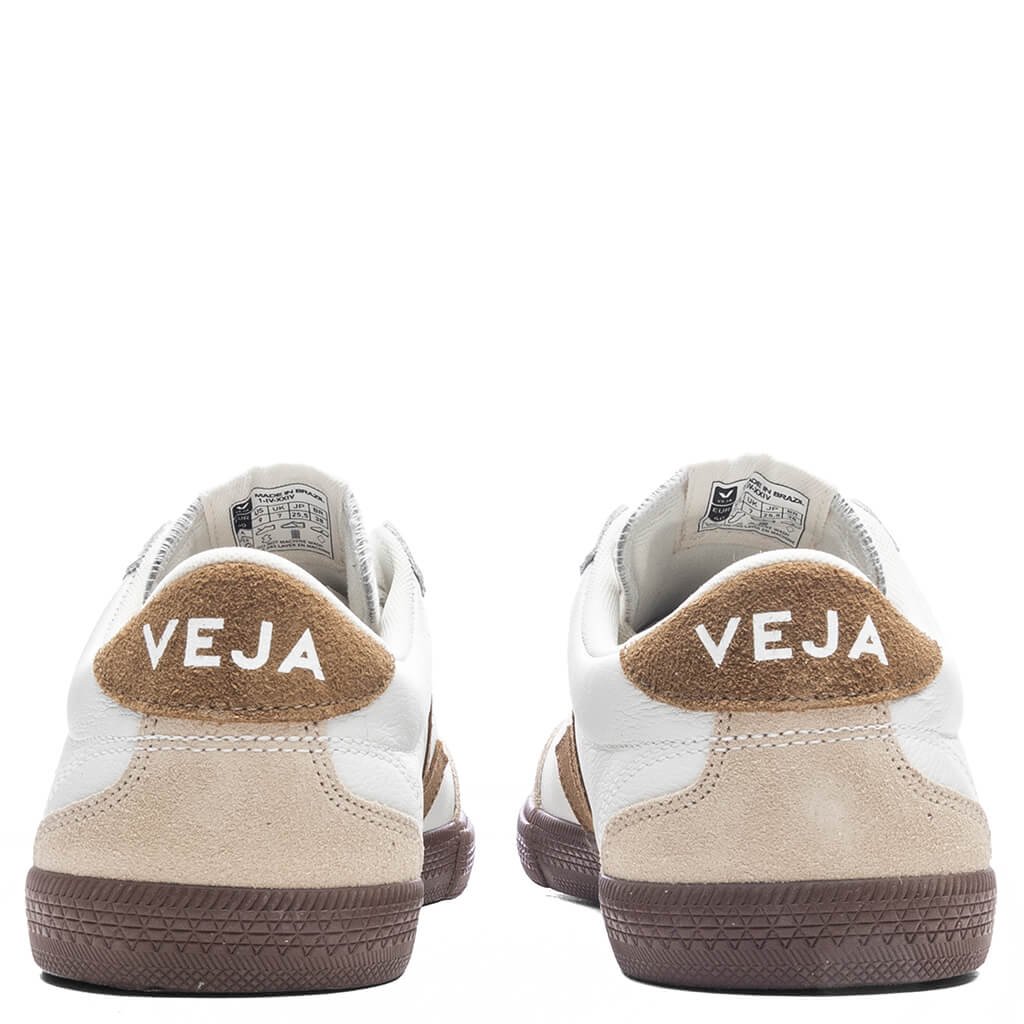 Volly O.T. Leather - White/Tent Bark